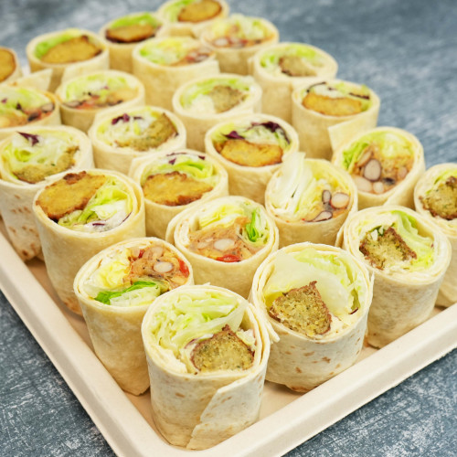 Vegan Wrap Selection (24 Pieces)