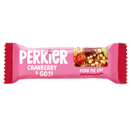 Perkier Goji & Cranberry Quinoa Bar (35g)